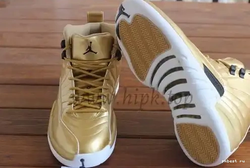 Authentic Air Gold 12 Jordan Pinnacle 0513